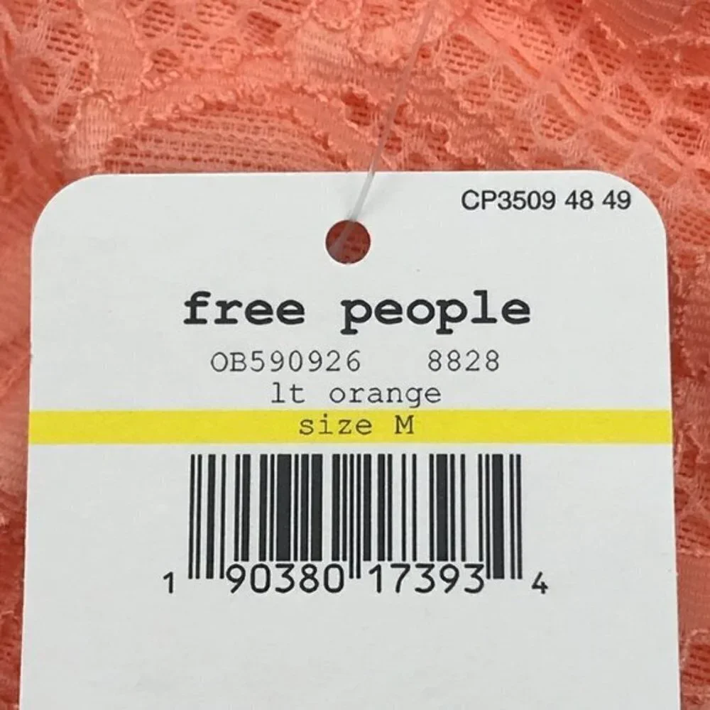 Free People Galloon Lace V-neck Halter Bralette